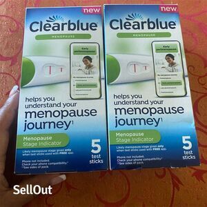 Clearblue Menopause Stage Indicator Test Kit 5 Pack App Compatible